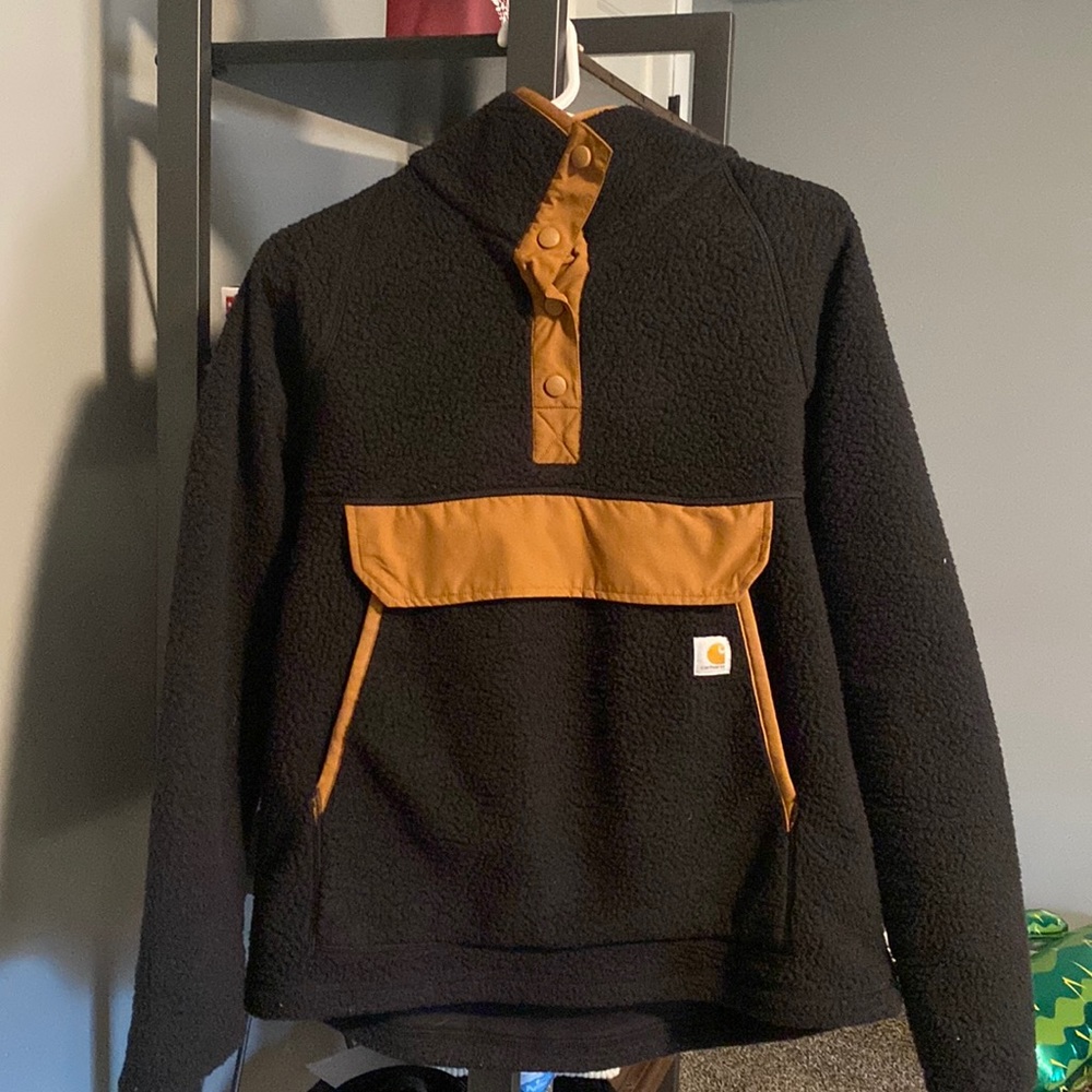 Carharrt fleece pullover jacket